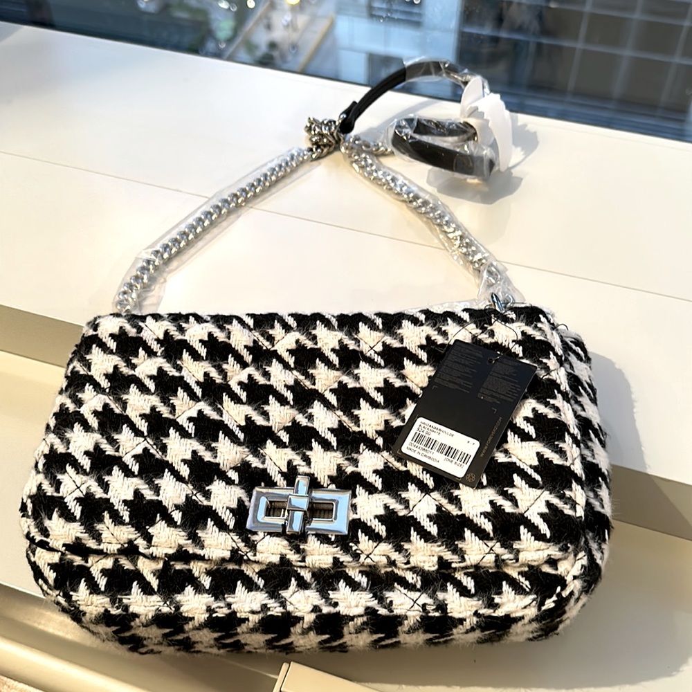 Forever 21 Houndstooth Purse-New